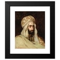 thumbnail image 2 of Emmanuel De Dieudonné 15x18 Black Modern Framed Museum Art Print Titled - Man in a White Turban in Constantinople (1884), 2 of 5