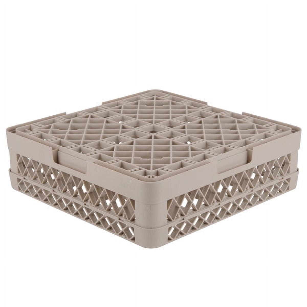 Traex TR8D Beige 16 Compartment Glass Rack with 1 Extender