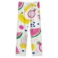 thumbnail image 4 of Vibrant Summer Fruit Pattern Design Winter Female Pants Flannel High Waist Women Pants Lady Warm Straight Leg Plush Trousers, 4 of 7