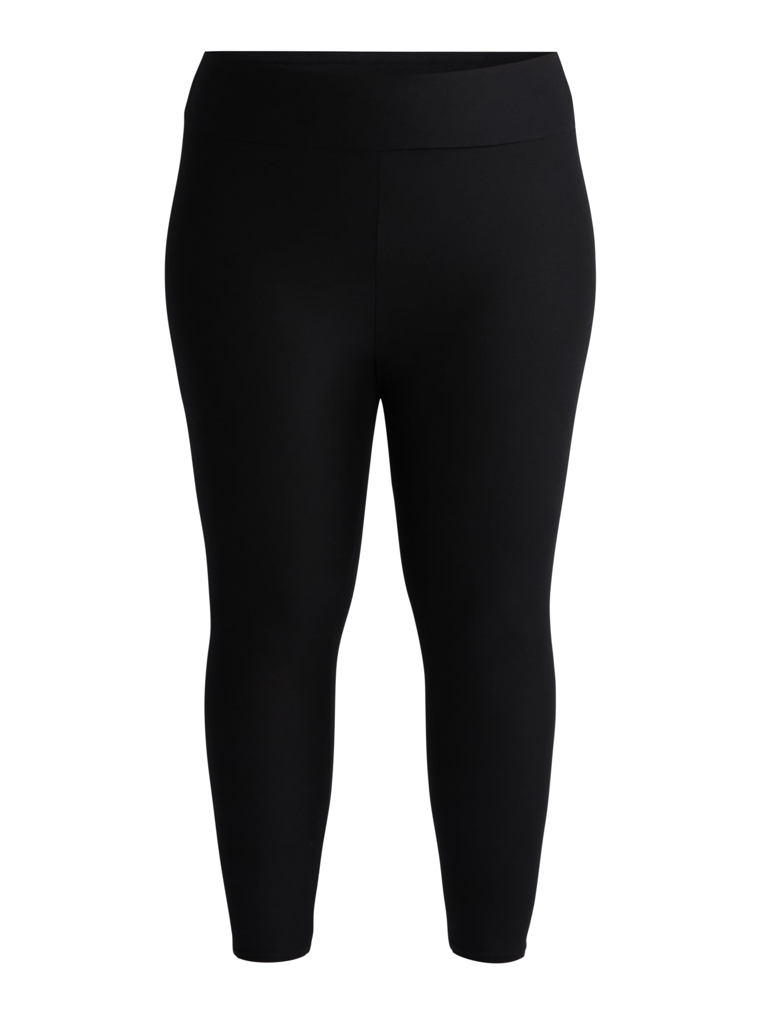 Terra & Sky's Women's Plus Capri Leggings, 2-Pack
