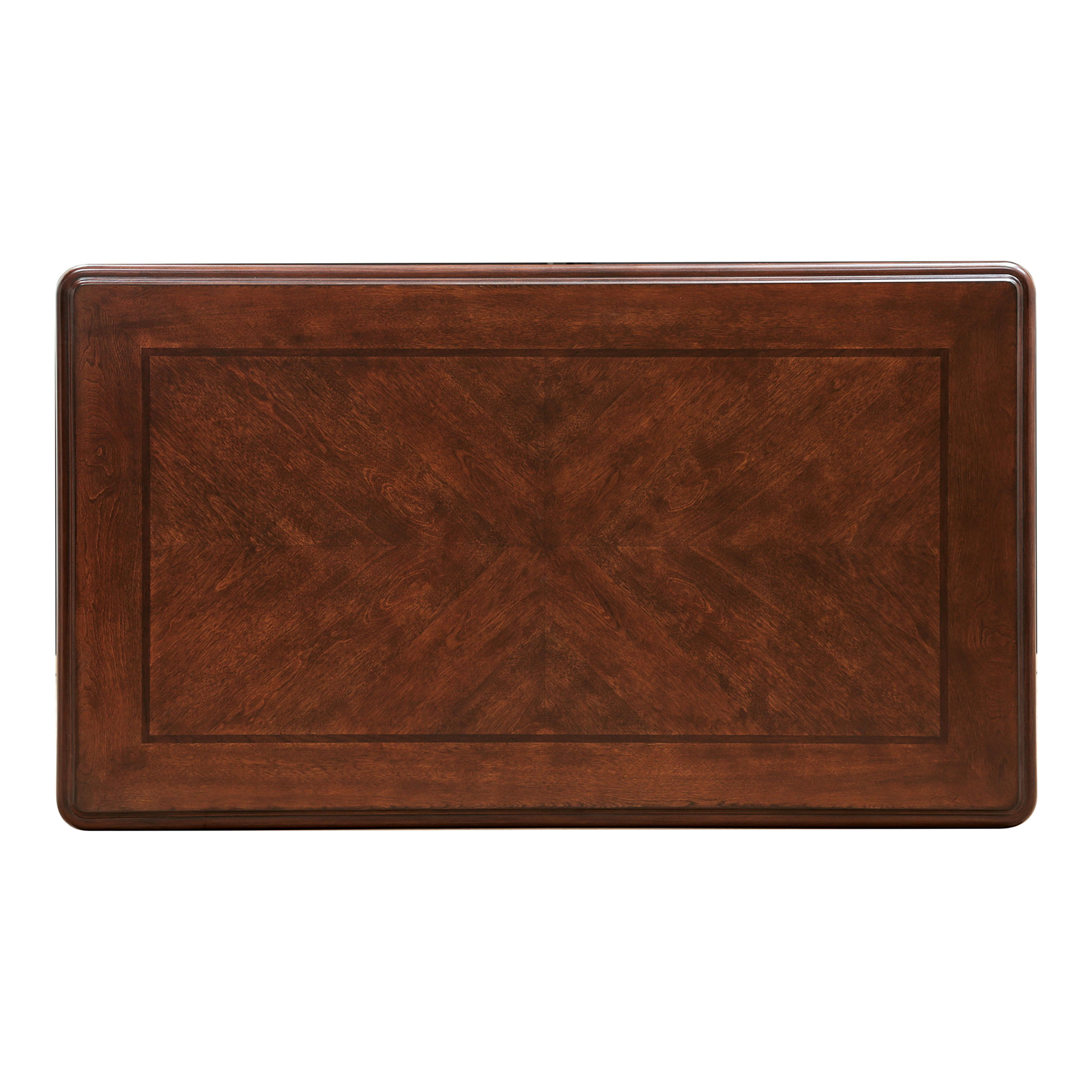 Furniture of America Garien Traditional Solid Wood Coffee Table, Cherry