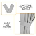 thumbnail image 5 of Superior Blackout Solid Light Filtering Grommet Curtain Panel Set, 46" x 108", Marshmellow, 5 of 14