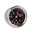 thumbnail image 1 of MEASUREMAN 1,5 "" esfera negra 304 caja de acero inoxidable medidor de presión de combustible lleno de líquido 0-15Psi 3-2-3% 1/8" NPT montaje central trasero, 1 of 5