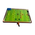 thumbnail image 2 of Tablero de entrenamiento de fútbol, ​​tablero de práctica con cremallera, equipo de árbitros, portapapeles de fútbol Verde, 2 of 8