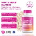 thumbnail image 2 of Pink Stork Cortisol Probiotic for Women – Mood and Adrenal Support Supplement – Ashwagandha, Lemon Balm, Chamomile, 25 Billion CFU – Gut Health, Energy, Focus – Lower Cortisol – 30 Capsules, 2 of 9