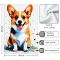 thumbnail image 3 of 2 Pcs Funny Kitchen Towels,Welsh Corgi Microfiber Dish Towels,Kitchen Tea Towels,Kitchen Towel Set (18" X 26"), 3 of 3