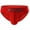 Red, variant on Mens Underwear Men's Underwear Swim Trunks Low-rise Smooth Men's Brief Swimming Briefs