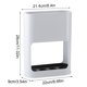 thumbnail image 5 of Soporte organizador para guardar paraguas con 4 agujeros, accesorio para la entrada de la oficina en casa (gris), 5 of 6