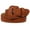 reddish brown, variant on Women Western Style Trapezoid Buckle Fashion Faux Leather Feather edge Stitch Belt