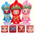thumbnail image 4 of Chinese Peking Sichuan Opera Makeup Changing Figure Doll Key Holder Toy Pendant, 4 of 4