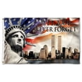 thumbnail image 3 of Bayyon 911 Patriot Day Flag September 11 Attacks Never Forget 911 Memorial Grommet Flag Banner with Grommets 3x5Feet Man cave Decor, 3 of 6