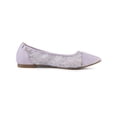 thumbnail image 3 of BLISSFUL STEP Women's Pointed Toe Slip On Mesh Flat Shoes Purple Flower 9.5, 3 of 7