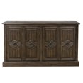thumbnail image 1 of Accueil Tarif Quatre Portes Console Sculptée en Chêne Brun, 1 of 2