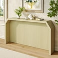 thumbnail image 5 of Techmilly 55.9" Fluted Sofa Console Table Behind Couch, Modern Vintage Fluted Entryway Table for Living Room, Hallway,Entry,Light Natural Wood, 5 of 9