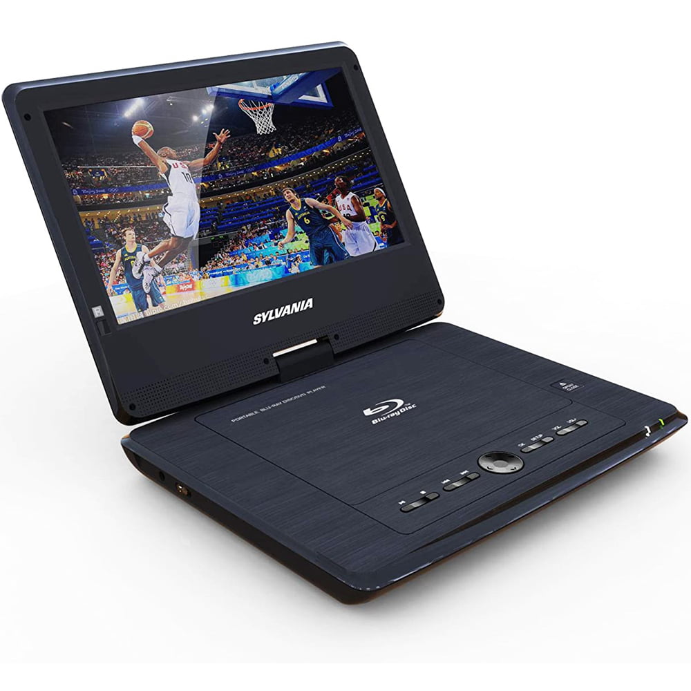 Sylvania 10 Portable Blu Ray Player With Swivel Screen Black Sdvd1079 Walmart Com