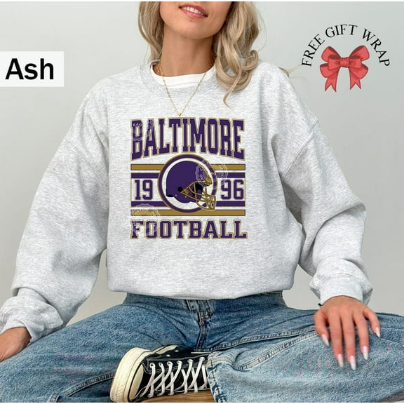 Baltimore Football Sweatshirt, Unisex Game Day Sweater, Baltimore Fan Sport Shirt