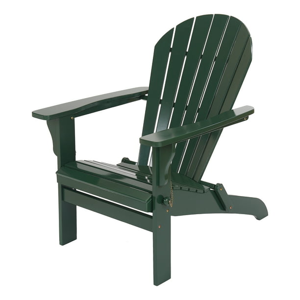 Mainstays St Barrows Folding Wood, Mainstays St Barrows Folding Wood Adirondack Outdoor Chair Black