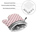 thumbnail image 6 of Honeii Cute Cat Pattern Oven Mitts and Pot Holders, Silicone Oven Gloves,500 F Heat Resistant Oven Mitts Sets, 4PCS, 6 of 6