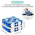 thumbnail image 5 of Flag of Israel Travel Portable Square Organizer Box: Earring Organizer & Jewelry Display for Girls and Women, 5 of 6