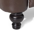 thumbnail image 6 of GDF Studio Upham Contemporary Faux Leather Oversized Pushback Recliner, Dark Brown and Espresso, 6 of 11
