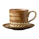 thumbnail image 3 of Taza de café con platillo, taza de café rústica de 220ml, taza para bebidas, taza de té caliente, Taza de leche para cocina, restaurante, oficina y, 3 of 8