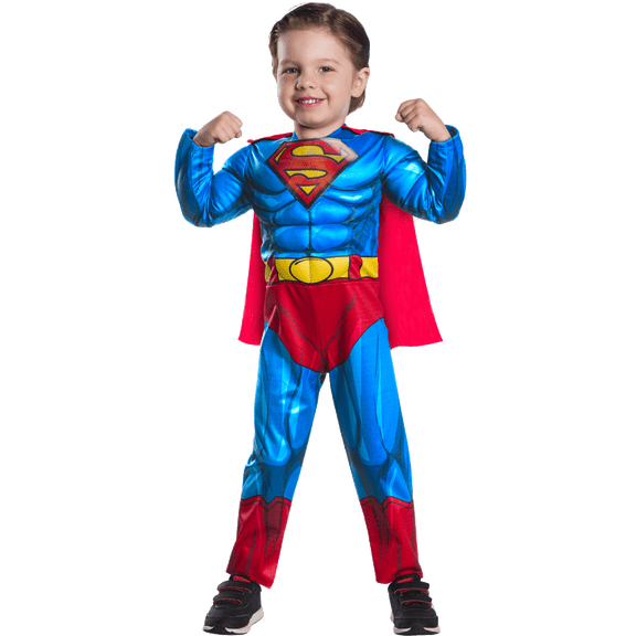 DC Superman Halloween Costume for Toddler, Size 2T, by Rubies