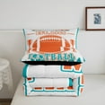 thumbnail image 5 of Erosebridal Sport Football Bedding Sets Full with Comforter,Ball Game Duvet Insert,Rugby Room Decorative(Miami),Reversible,3pcs, 5 of 8