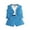 Blue, variant on Bagilaanoe 3pcs Little Girl Shorts Set Toddler Sleeveless Tank Tops + Ruffles Shorts + Blazer Waistcoat 2T 3T 4T 5T 6T 7T 8T Kids Casual Summer Clothes