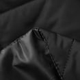 thumbnail image 5 of Stand Collar Jackets For Women Button Down Quilted Fall Winter Trendy Outwear Casual Loose Thermal Coat With Pockets (L, Black), 5 of 5