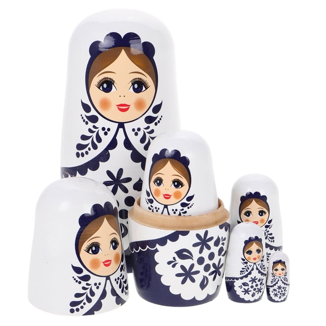 Miangastore 1 Set Russian Nesting Dolls Gift for Children Matryoshka for Children for Ornament