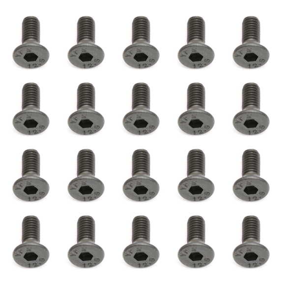 Associated 25201 M3x8mm Flat Head Hex Screw: MGT 10pcs