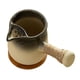 thumbnail image 1 of Tetera de cerámica de 580 ml con posavasos y asa lateral, tetera tradicional china. Negro degradado, 1 of 9