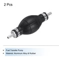 thumbnail image 3 of Uxcell Fuel Transfer Pump, 1/4 Inch Rubber Fuel Transfer Vacuum Fuel Line Hand Primer Gasoline Petrol Pump Pack of 2, 3 of 5