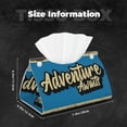 thumbnail image 5 of Cauagu Adventure Awaits for Large Tissue Box Cover Rectangular–Plus Size Rectangle Tissue Box Holder Long Tissue Holder for Bathroom/Car/Office Decor 7.9X4.9X4.9'', 5 of 7