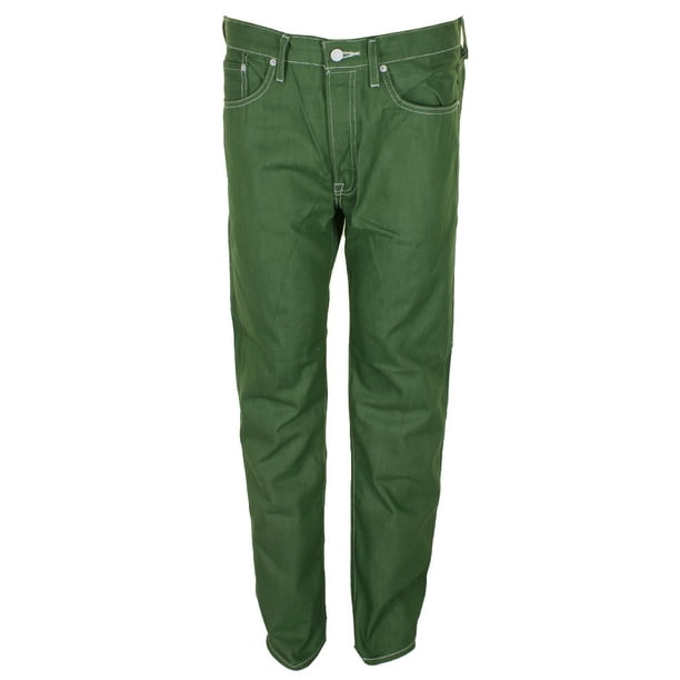 Levi's Men's 501 Original Shrink to Fit Button Fly Jeans Green 2407 30X32 -  