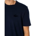 thumbnail image 4 of Lacoste Lounge Chest Logo T-Shirt, Blue, 4 of 6