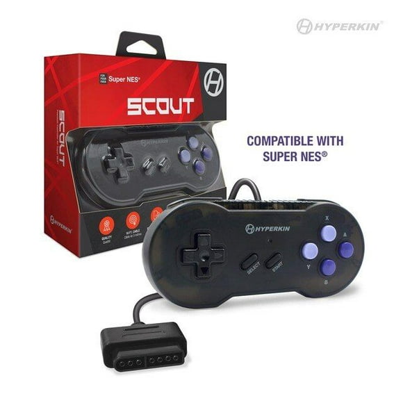 Hyperkin Scout Manette Premium pour Super NES (Noir Spatial)