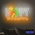 thumbnail image 5 of Handmadetneonsign Happy Thanksgiving Neon Sign, Turkey Led Sign, Hello Fall Wall Art, Autumn Home Wall Decor 81385, 5 of 5
