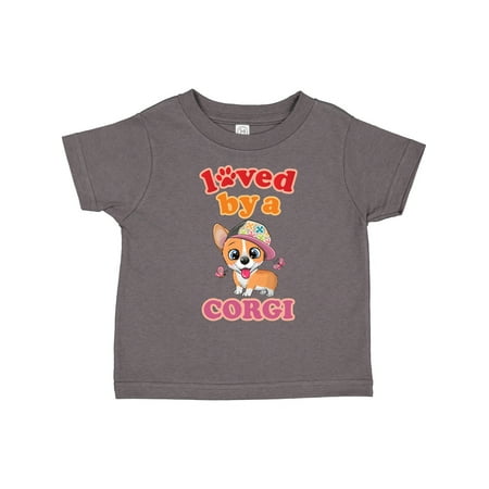 

Inktastic Corgi Dog Lover Gift Gift Toddler Toddler Girl T-Shirt
