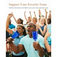 thumbnail image 2 of Eastar Cowbells for Cheering, 2 Pack Blue 10" Steel Cow Bell, Loud Noise Makers Hand Percussion, 2 of 8