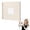 Beige, variant on 1Pcs 8x8 Inch Scrapbook Photo Album 8in Linen Cover - 40 Sheets Memory Book with Window Display & Photo Corners, DIY Wedding Guest Book Travel Anniversary Journal for Home Decoration Gift, Purple
