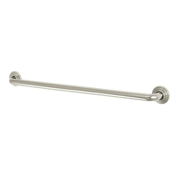 32 in. Restoration Decorative Grab Bar, Polished Nickel