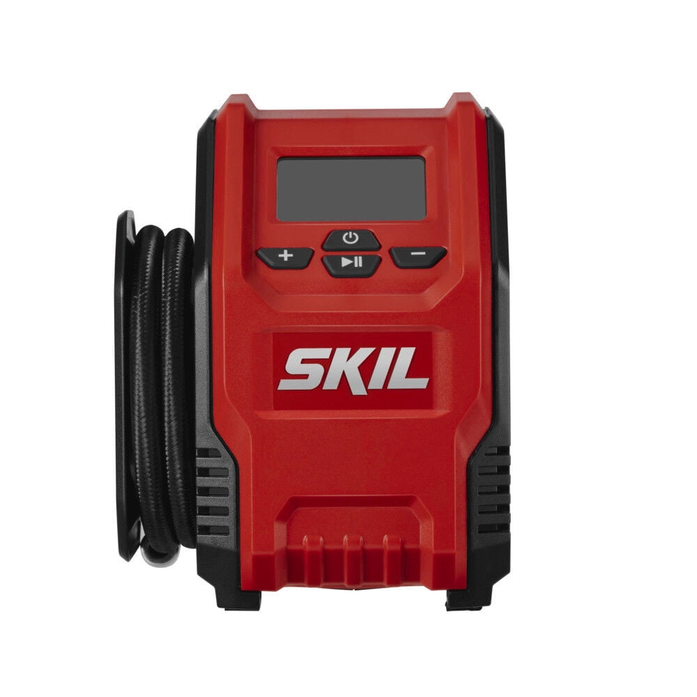 S&G Tool Aid Tire Inflator With Dial Gauge - Portable Air Pump Accessory