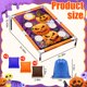 thumbnail image 2 of Juego de lanzamiento de pufs Viora White Halloween, 48 x 70 cm, 6 agujeros, 2 of 7