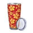 thumbnail image 2 of Salouo Red Vintage Flowers Print 20oz Tumbler with Lid,Stainless Steel Vacuum Insulated Tumbler Durable Insulated Coffee Mug Thermal Cup with Splash Proof Sliding Lid-Without Straw, 2 of 8