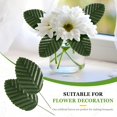 thumbnail image 5 of Holzlrgus Artificial Leaves,200 Pieces Faux Wired Single Leaf Fake Rose Wire Crafts Leaves for Flower DIY Home Decorative Bouquet Wreaths Wedding Decor Christmas Decorations (Green), 5 of 6