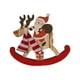 thumbnail image 4 of Wmhnj Juego de adornos de trineo y muñeco de nieve de madera para decorar el rbol de Navidad., 4 of 7