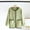 Green, variant on FDGIU Women's Fleece Pajama Jacket‌, Oversized V-Neck Cardigan Coat with Pockets, Cozy Winter Sleepwear & Loungewear