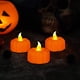 thumbnail image 2 of Mini Calabaza Luces Led Halloween Velas Sin Llama Lámpara Fiesta En Casa Festival Adornos Accesorios Decoración De Halloween 12 Uds seitruly HA036980-00, 2 of 6