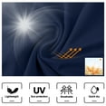 thumbnail image 4 of Satankud Mens Sun Protection UPF 50+ Shirts Long Sleeve Swim Rash Guard Shirt Workout Running Athletic UV Gym Surf Hiking Navy Blue L, 4 of 9